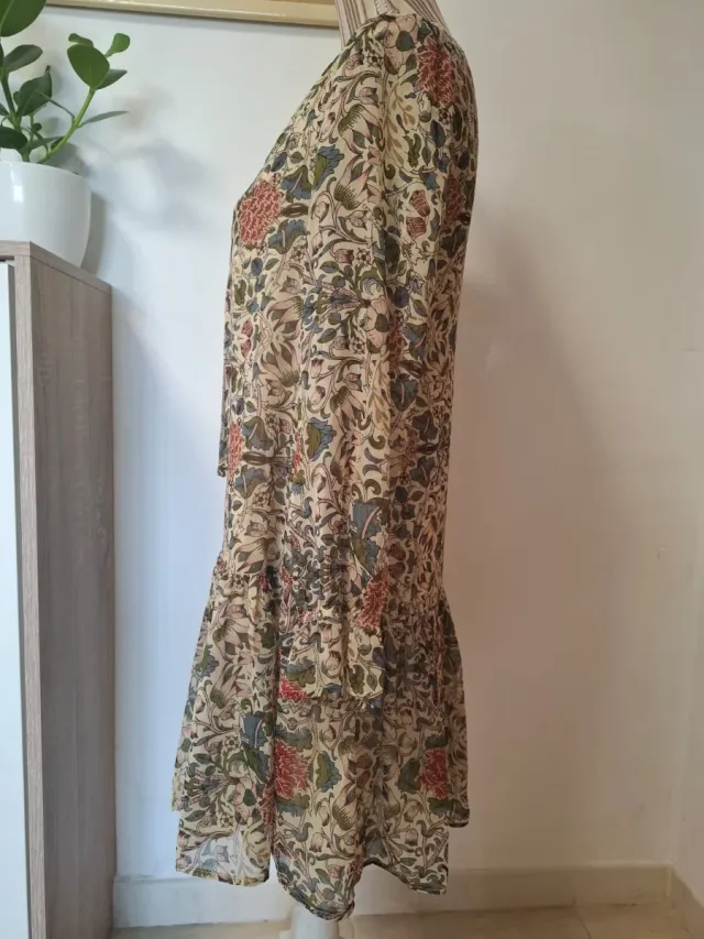 Vestido Floral Mango - Mujer - Talla S