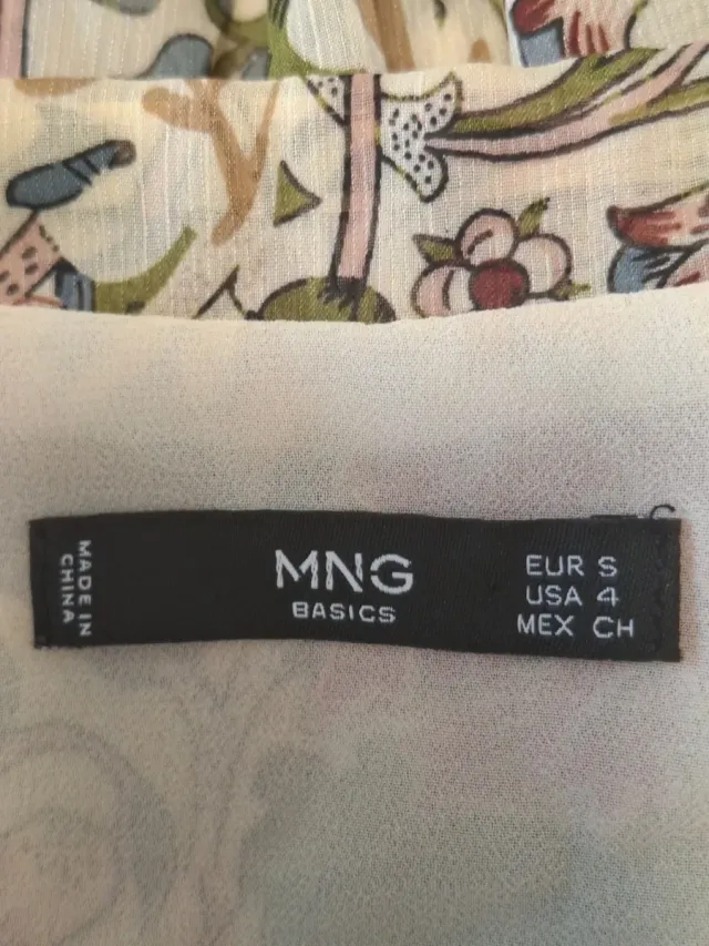 Vestido Floral Mango - Mujer - Talla S