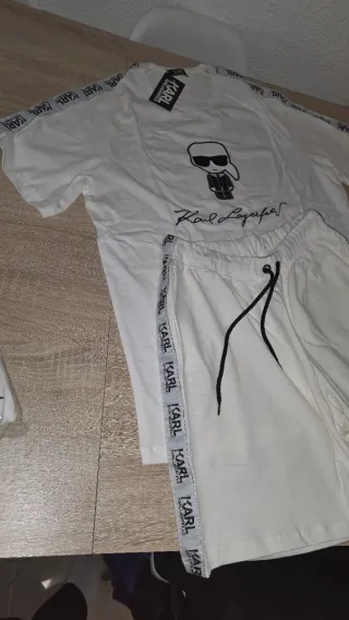 Conjunto Karl Lagerfeld Blanco