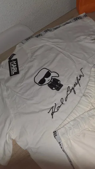 Conjunto Karl Lagerfeld Blanco