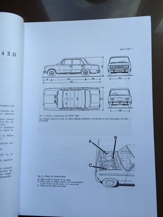 SEAT 1430 LUJO FAMILIAR CATALOGO PIEZAS + MANUAL