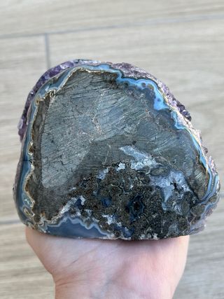 Drusa Amatista con Estalactita