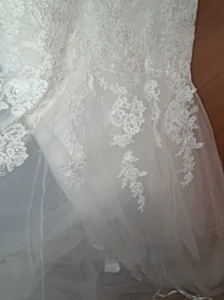 Vestido de Novia Talla 40 Encaje