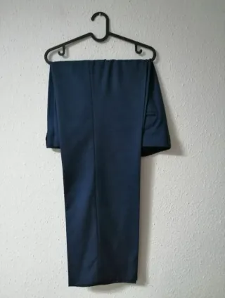 Traje y Pantalón Azul Hombre