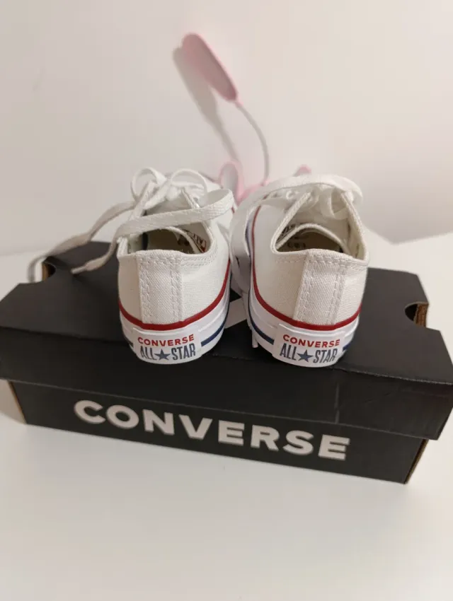 Converse Blancas Niña Talla 25 originales