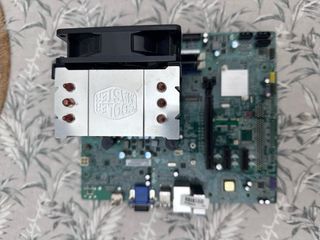 Placa base, procesador, ram y disipador