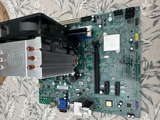 Placa base, procesador, ram y disipador