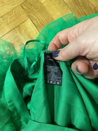 Falda tul verde nueva Talla XXXL 46