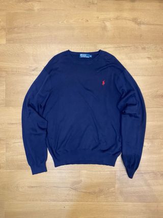 Polo Ralph Lauren Suéter Pima Algodón Azul XL