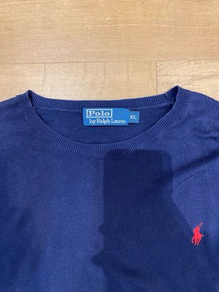 Polo Ralph Lauren Suéter Pima Algodón Azul XL