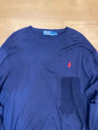 Polo Ralph Lauren Suéter Pima Algodón Azul XL
