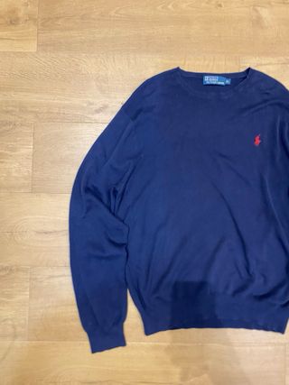 Polo Ralph Lauren Suéter Pima Algodón Azul XL