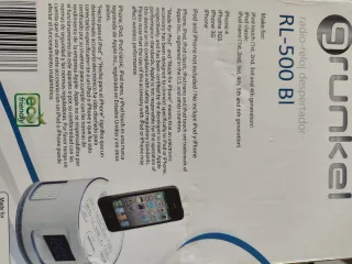 Reloj Despertador Grunkel RL-500 BI iPod/iPhone