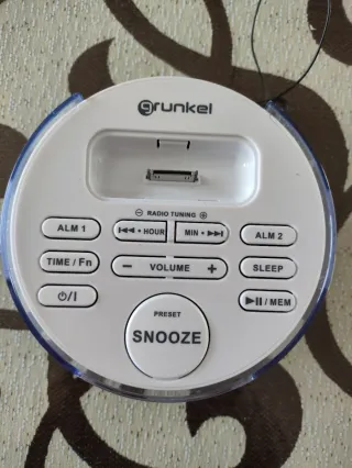 Reloj Despertador Grunkel RL-500 BI iPod/iPhone