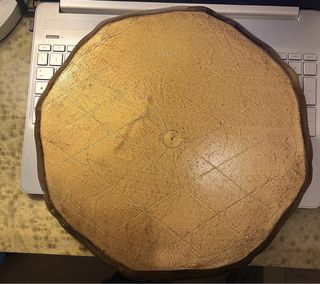 Vassoio vintage Fiorentino decorato oro