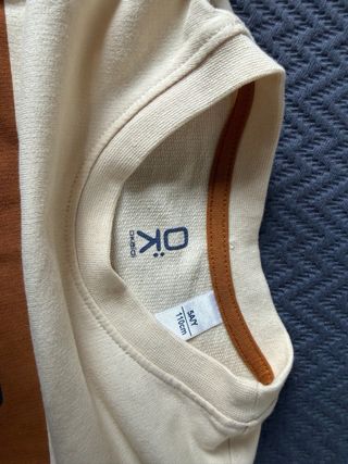 Sudadera niño Okaidi beige y marrón