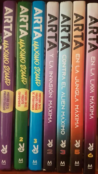 Libros colección ARTA e ARTA MAXIMO SQUAD