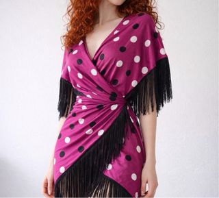 Mantón de lunares flamenco