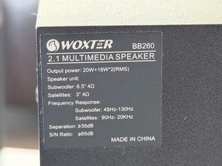 Altavoces 150W WOXTER 2.1 Poco uso