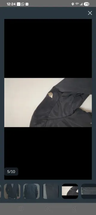 Chaqueta acolchada Matchless negra