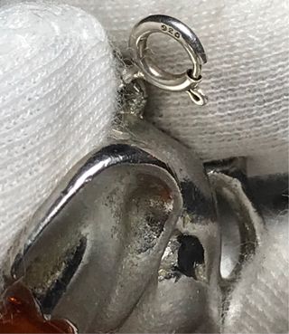 Figura Elefante Plata Ley Ámbar + Regalo