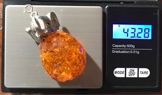 Figura Elefante Plata Ley Ámbar + Regalo