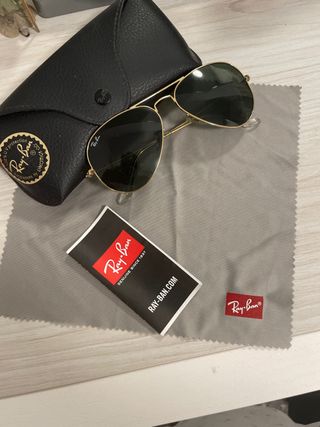 Gafas de sol Ray-Ban Aviator doradas