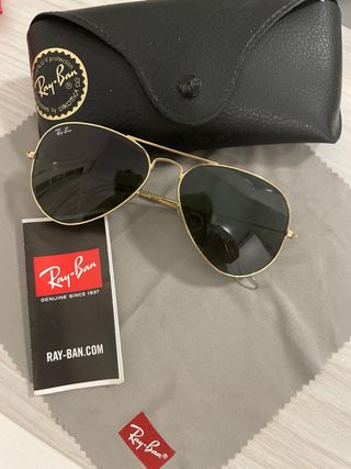 Gafas de sol Ray-Ban Aviator doradas