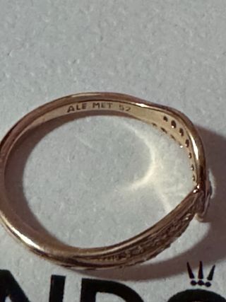 Anillo Pandora Oro rosado con Circonitas