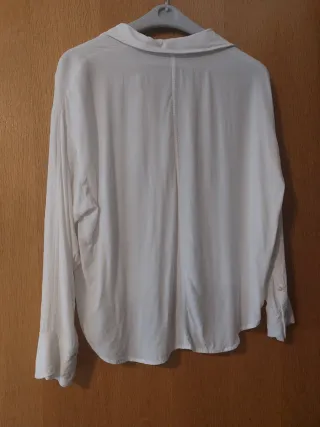 Blusa Mango Oversize Blanca
