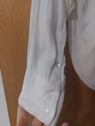 Blusa Mango Oversize Blanca