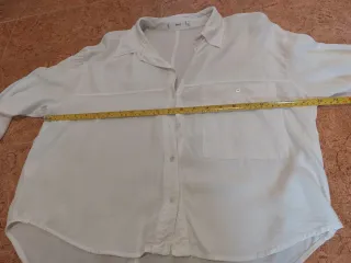 Blusa Mango Oversize Blanca