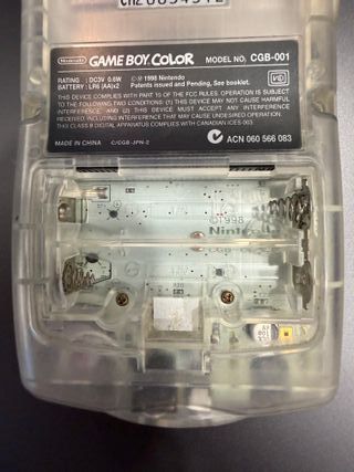 Game Boy Color Transparente Nintendo Original