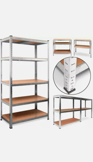 ✅ESTANTERÍA METÁLICA 5 BALDAS 180CM ENVÍO!!