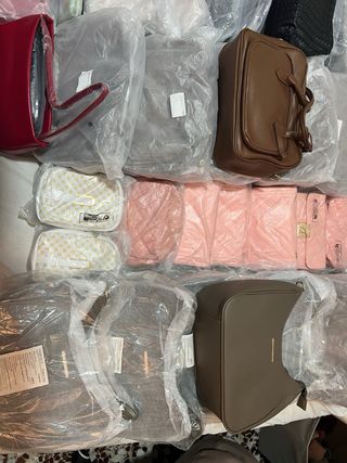 LOTE BOLSOS MUJER NUEVOS - 45 bolsos