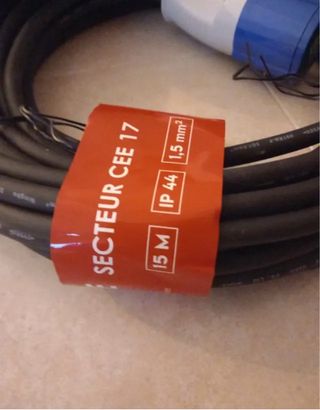 Cable CEE 17 para autocaravana
