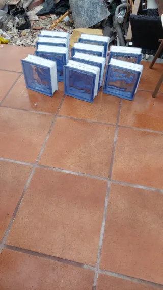 Bloques de Vidrio Azules