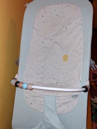 Lote Bebé: Armario, mini cuna, cambiador, hamaca..