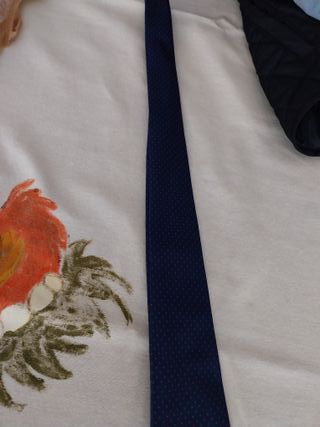 Corbata niño azul