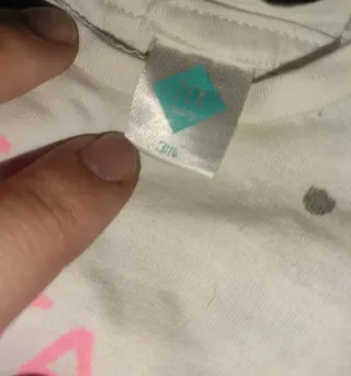 Lote 3 camisetas bebé niña manga larga T. 3m