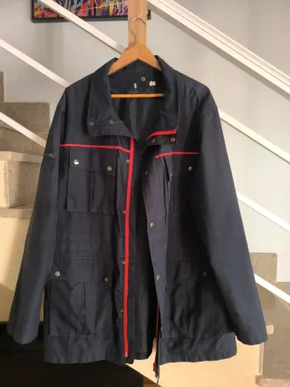 Chaqueta Cortavientos/Gabardina Negro.