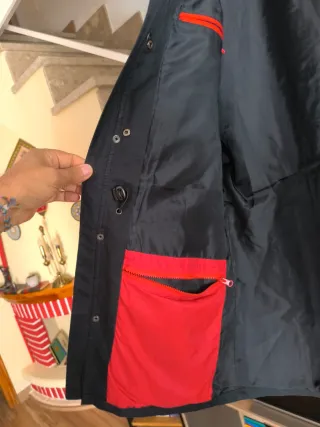 Chaqueta Cortavientos/Gabardina Negro.