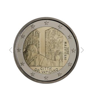 2€ Vaticano 2025 Miguel Ángel y Año Santo