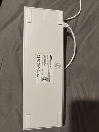 Teclado Gamer Mecánico Blanco