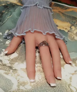 Anillo Diamantes Herkimer Mineral Natural