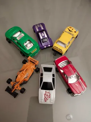 Lote 6 Coches Juguete Varias Marcas