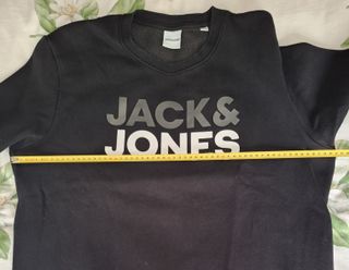Sudadera Jack & Jones Negra y Gris
