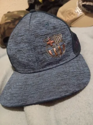 Gorra FC Barcelona Azul y Gris