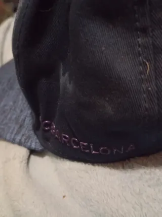 Gorra FC Barcelona Azul y Gris