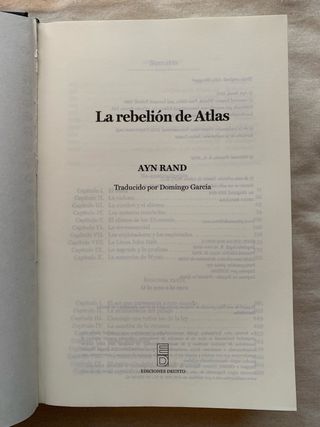 La rebelión de Atlas.